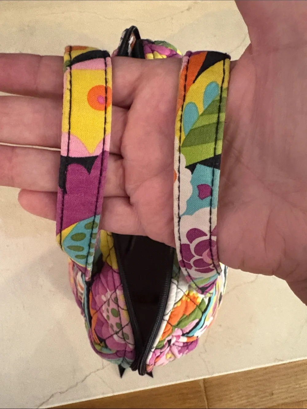 Vera Bradley Va Va Bloom Grand Cosmetic Toiletry Bag Retired Preowned